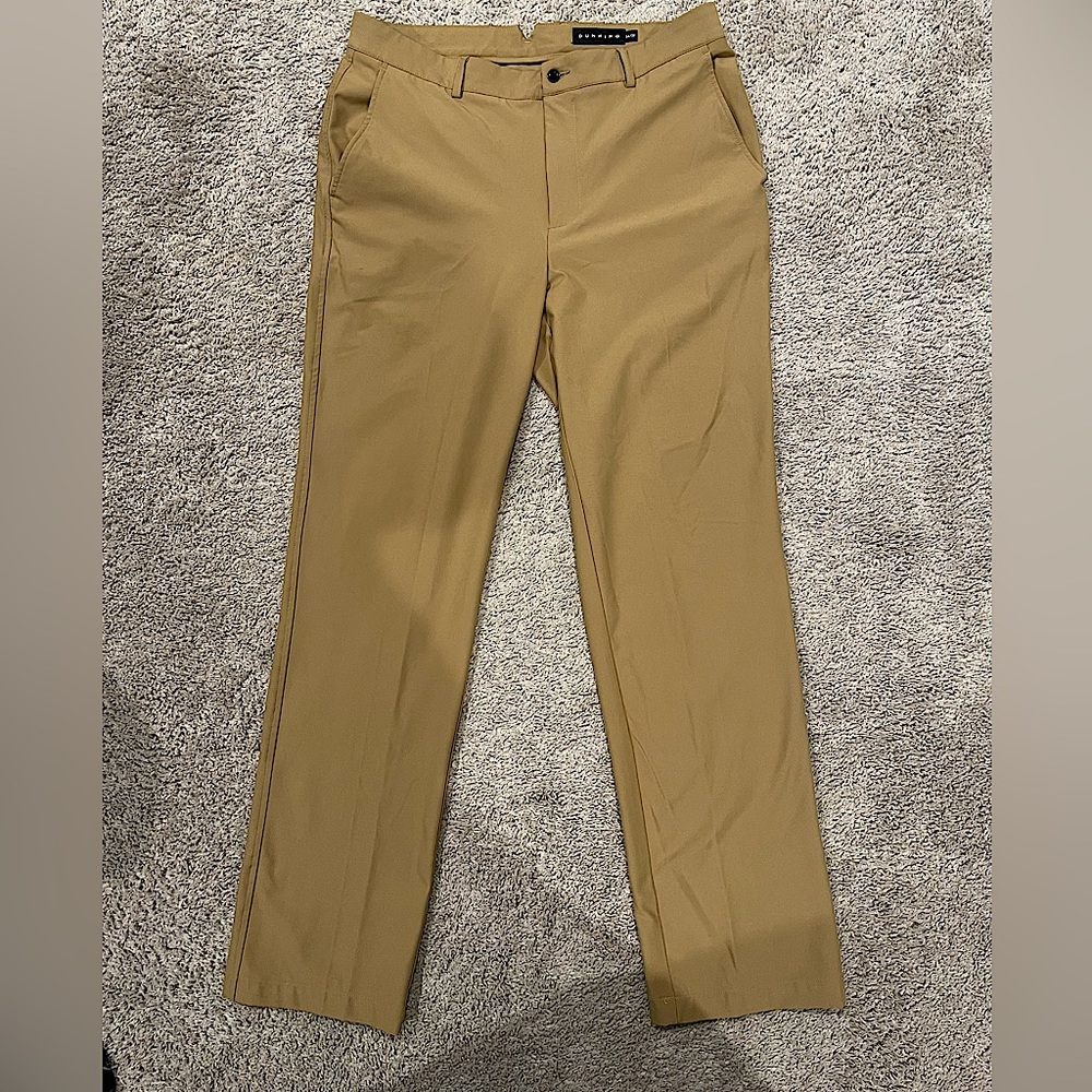 Men’s Dunning Everbest Khaki Stretch Performance Golf Pants